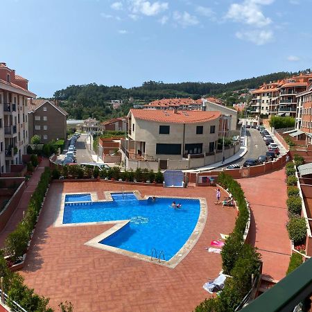 桑亨霍Apartamento Con Vistas Al Mar, Piscina Y Parking公寓 外观 照片