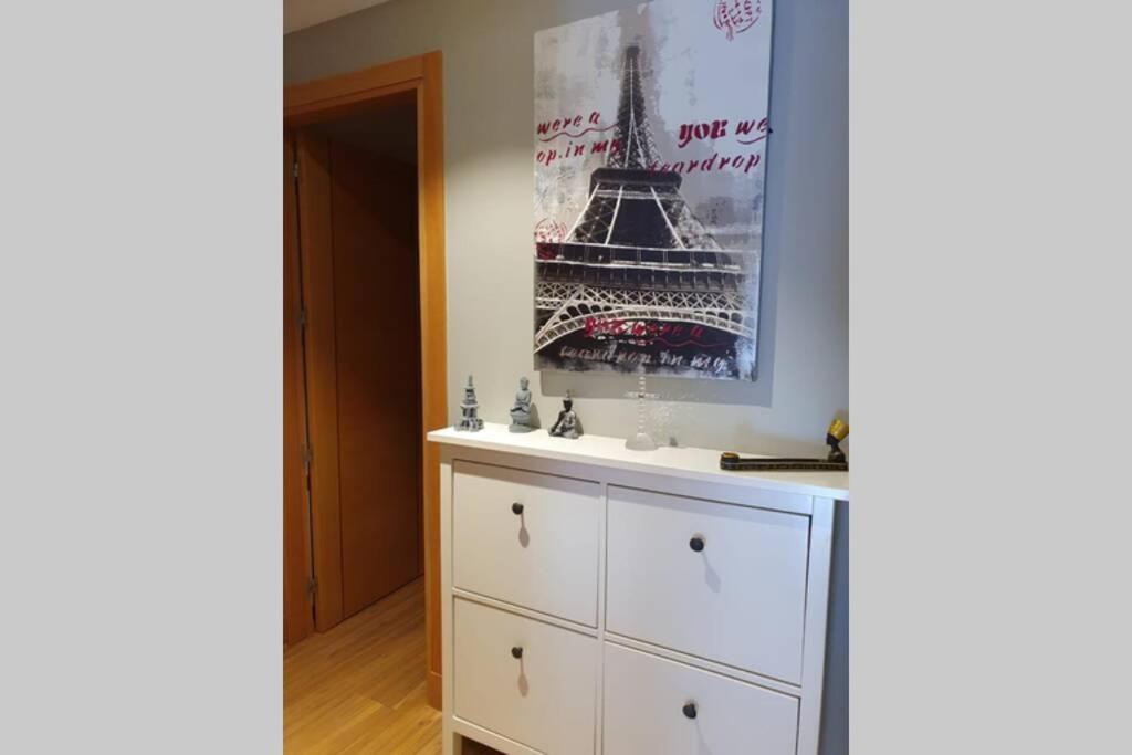 桑亨霍Apartamento Con Vistas Al Mar, Piscina Y Parking公寓 外观 照片