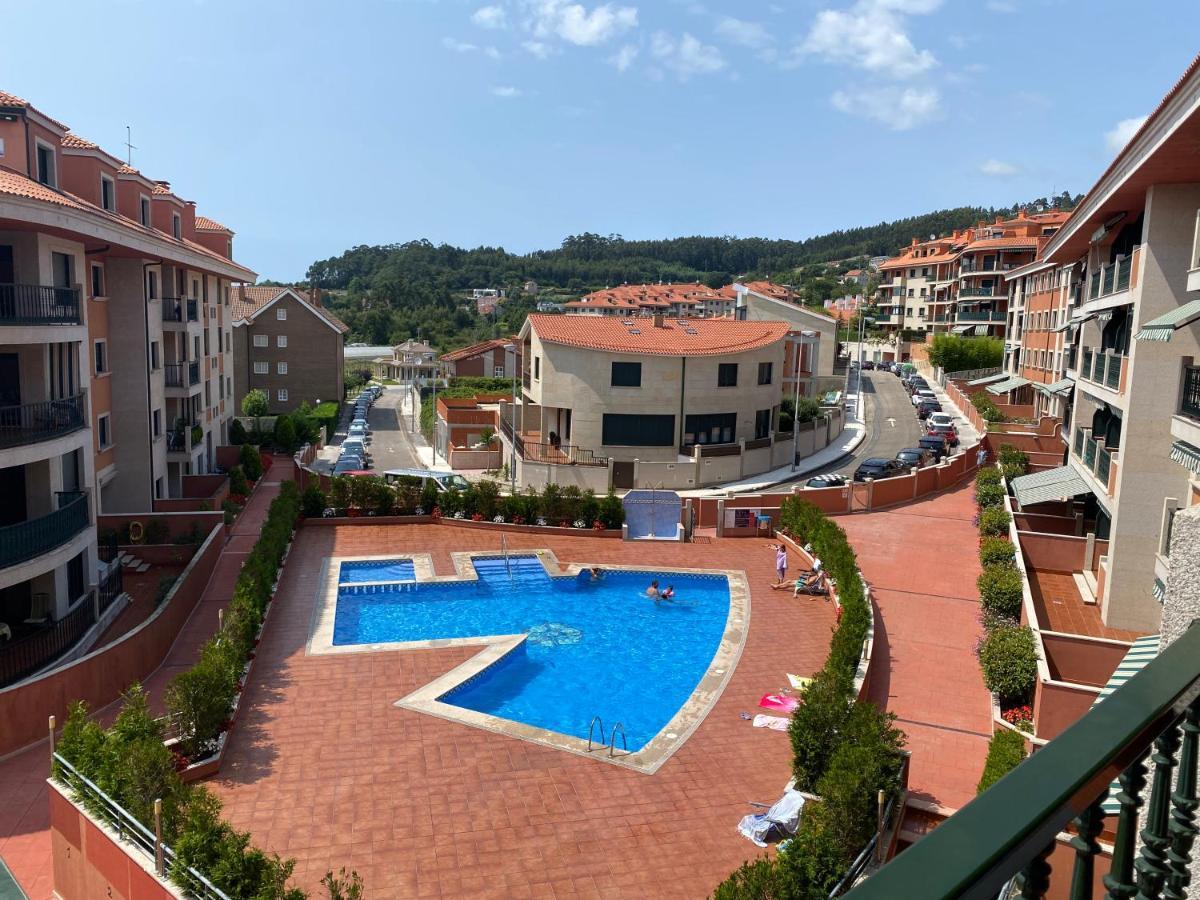 桑亨霍Apartamento Con Vistas Al Mar, Piscina Y Parking公寓 外观 照片